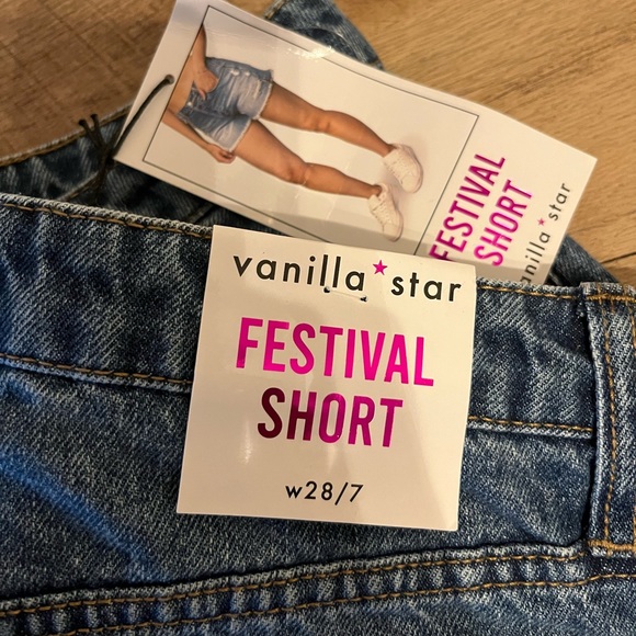 NWT Vanilla Star High Rise Shorts size 28 - Picture 5 of 8